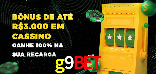 g9bet melhor bônus de depósito